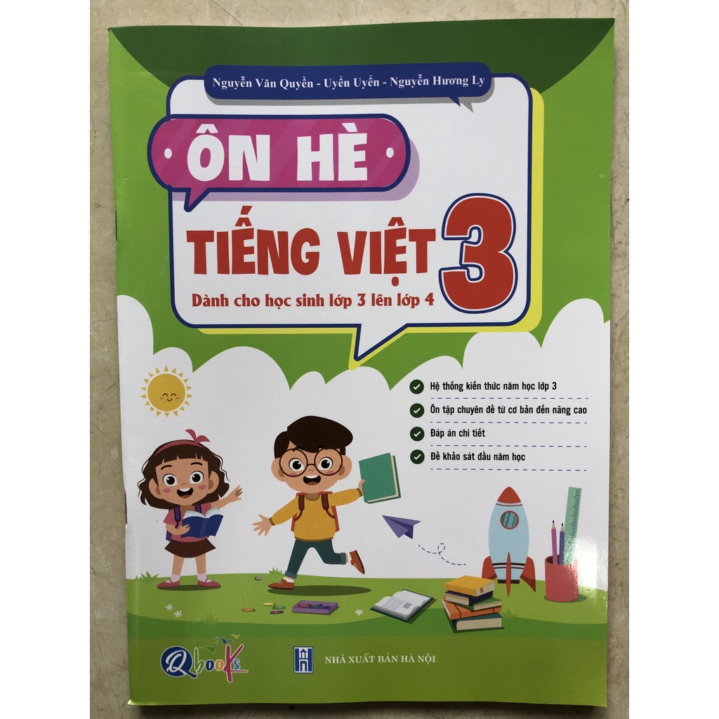 Sách - Ôn Hè Tiếng Việt 3 - Dành cho học sinh lớp 3 lên lớp 4