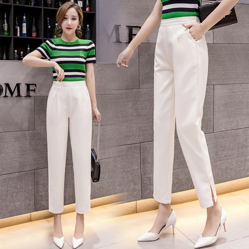 Quần tây 🌟 QUỐC DÂN 🌟 xẻ gấu siêu xinh tôn dáng ❤️❤️❤️ | BigBuy360 - bigbuy360.vn