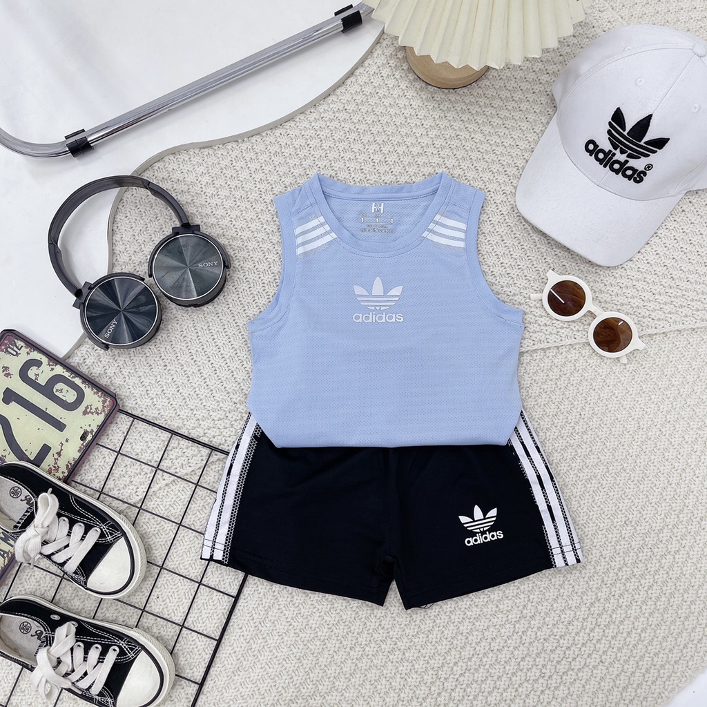 Đồ bộ cho bé bộ thể thao ba lỗ thông hơi cho bé trai 16-26 kg - VyVy Kids