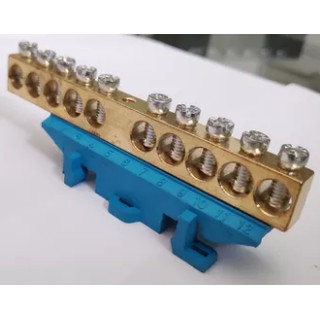 cầu đấu trung tính, tiếp địa (KT 6*9) 100A