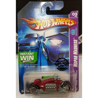 Xe mô hình đồ chơi Hotwheels Motor 1:64 - Dodge Tomahawk (ĐỎ)