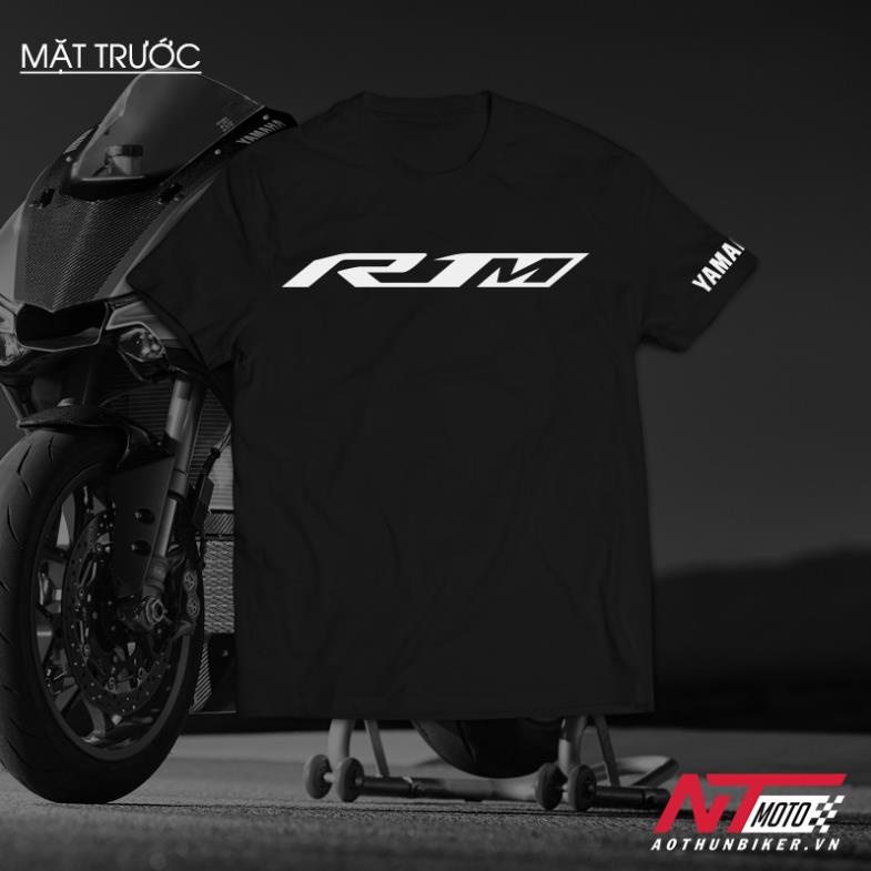 Áo Thun Biker - Yamaha R1M Unisex Nam Nữ tay ngắn có Big Size Cho