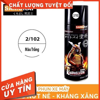 Samurai 102_ Sơn xịt Samurai màu trắng 102
