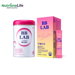 Combo Bột Uống BB LAB The Elastin và Low Molecular Collagen Bổ Sung Collagen Giúp Da Khỏe Mạnh Tăng Độ Đàn Hồi 30Gói/Hộp