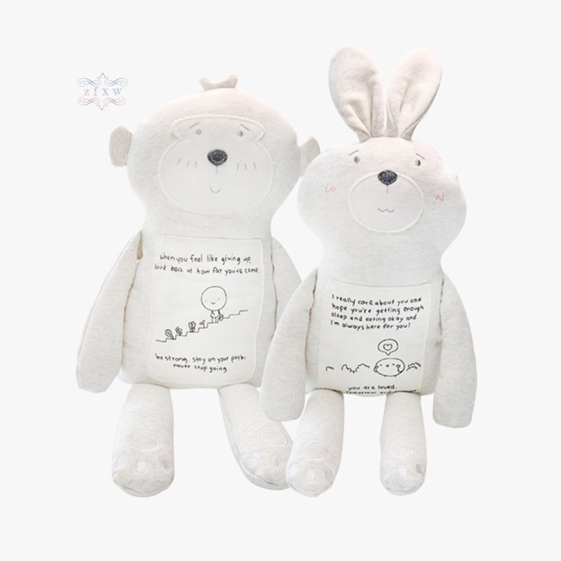 ZFXW Stuffed Animal Baby Doll Plush Toy Long legged Soft Rabbit Pillow for Kids Gift @VN
