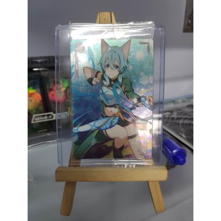 Thẻ bài sưu tầm bánh xốp SAO Sword Art Online - Sinon - Tặng bọc bài nhựa bảo quản