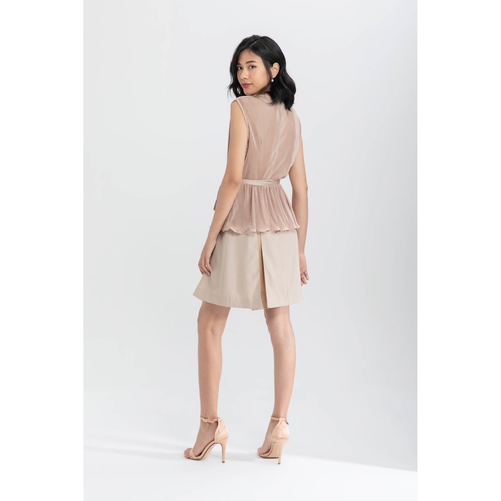 [NHẬP WABRTL5 GIẢM 10% TỐI ĐA 50K ĐH 250K ]Áo Peplum dập ly nữ IVY moda MS 15M6422
