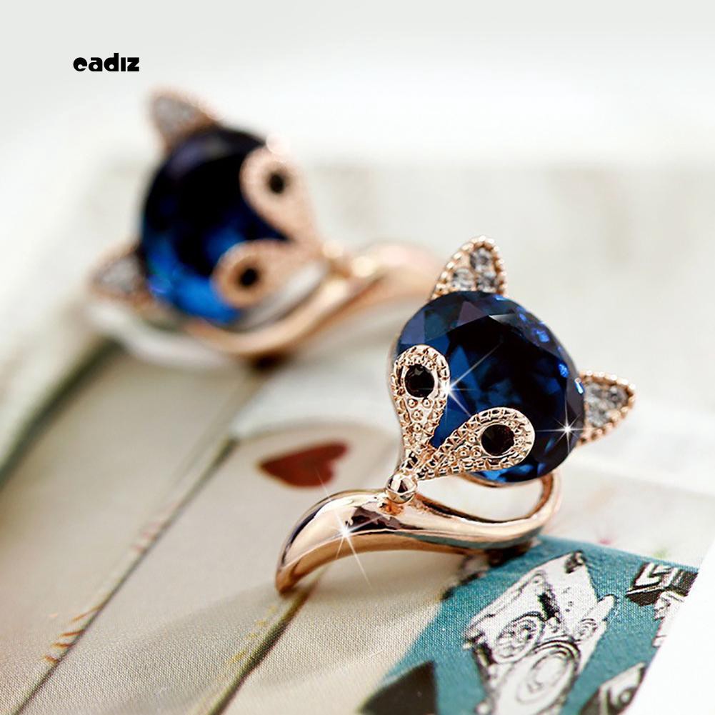 Hoa tai mặt hình cáo hoạt hình đáng yêu