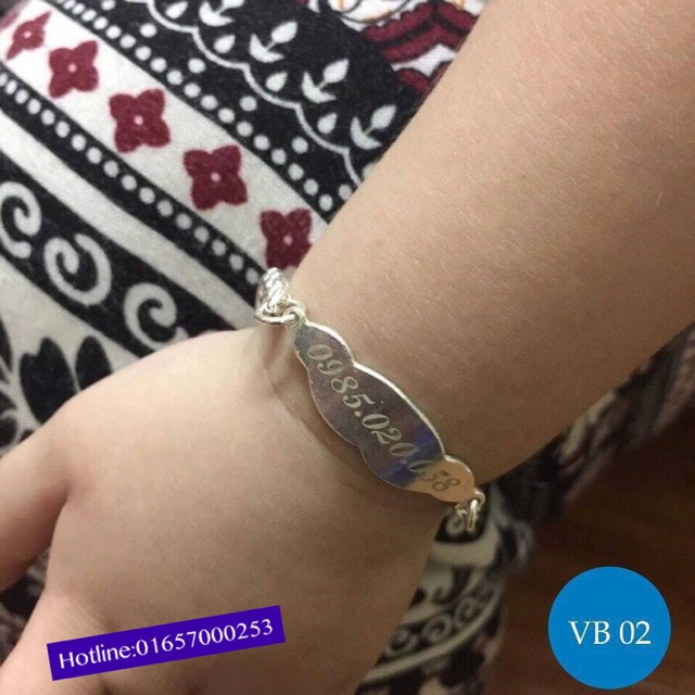 💥💥 Lắc tay bạc đẹp khắc tên, số đt, ngày sinh, thêm 12 con giáp...cho bé yêu | BigBuy360 - bigbuy360.vn