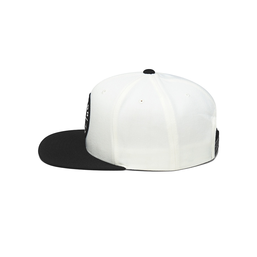 Nón Snapback Brixton Trắng Đen