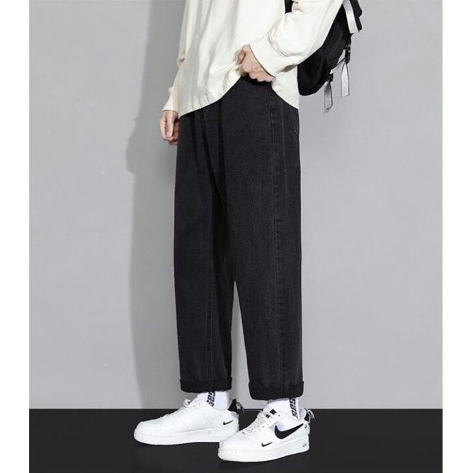 Quần jean form Baggy ống suông, rộng nam chất jean cao cấp TR01 hottrend hàn quốc 2022