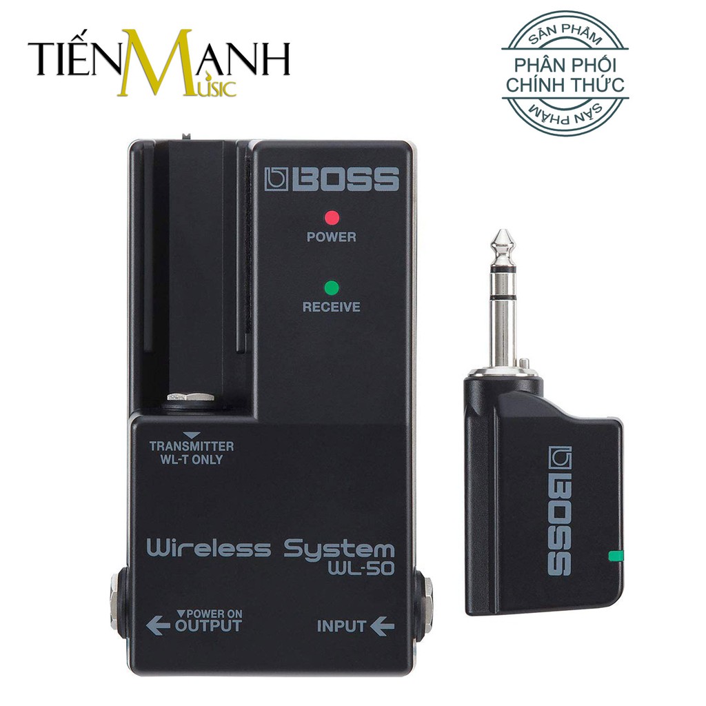 Boss WL-50 Bộ Thu Phát Tín Hiệu Không Dây Wireless System (Pin sạc, Dùng cho Đàn Guitar và mọi loại Nhạc Cụ khác WL50)