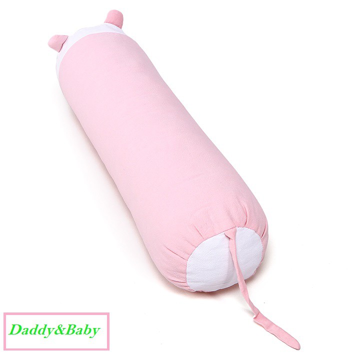 Gối ôm con sâu mặt heo cotton Baby Top 60x25cm