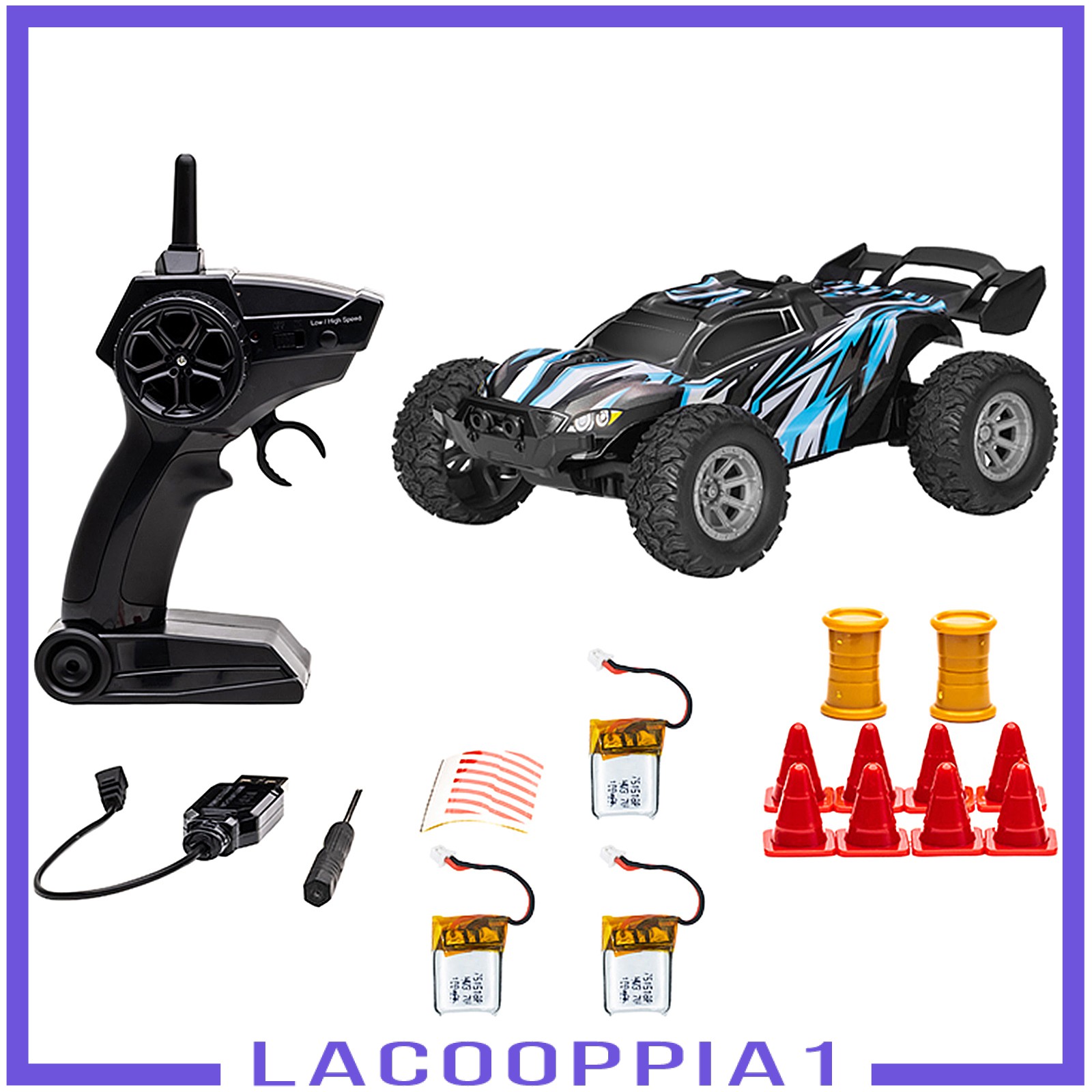 RC Xe Tải Địa Hình Điều Khiển Từ Xa Tốc Độ Cao Lacooppia1) S658 1 / 32 2.4ghz 2wd