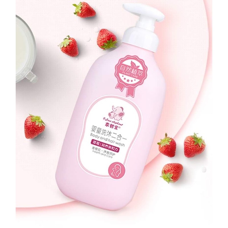 CoSữa tắm Baby trẻ em 500ml Hương thơm dịu nhẹ, thành phần tự nhiên