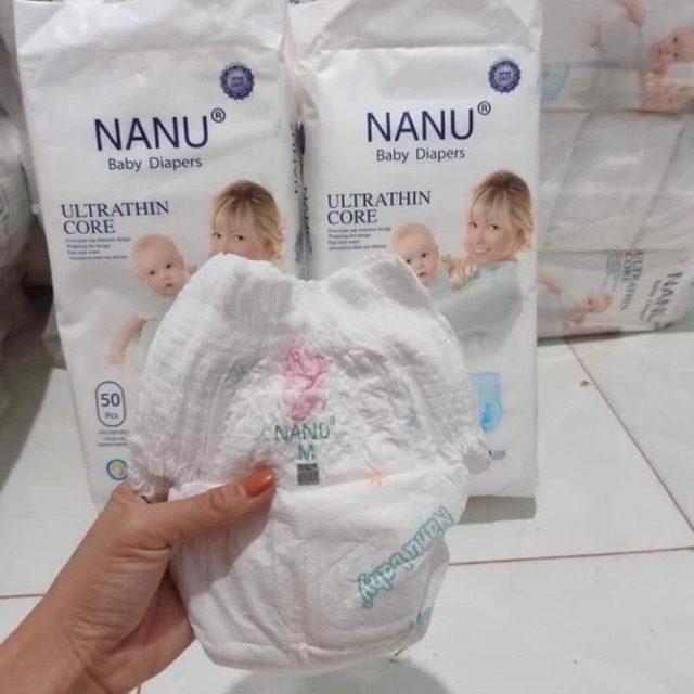 Combo bỉm quần nanu 50 miếng S,M,L,XL