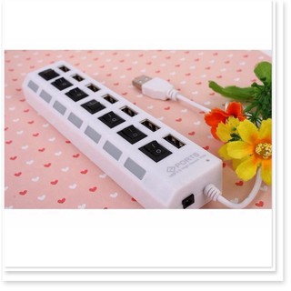 Hub chia USB 7 cổng có công tắc