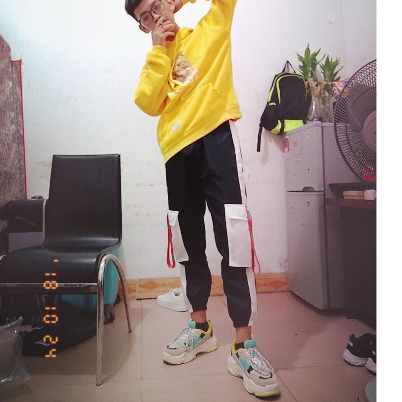 (ORDER) (Ảnh thật 5 tấm cuối) Quần jogger hip hop unisex ulzzang form rộng oversize street style | BigBuy360 - bigbuy360.vn