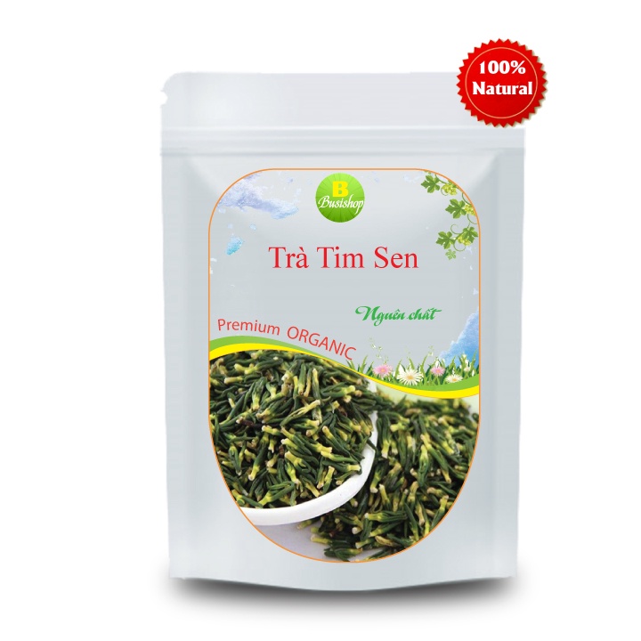 Trà tim sen (tâm sen) sấy khô - loại đẹp 100gr