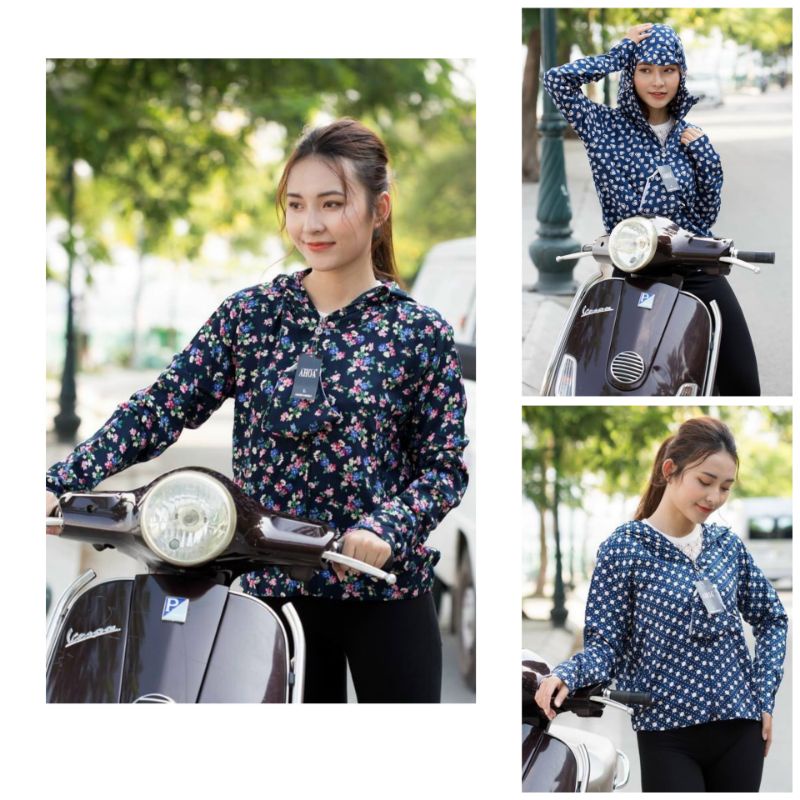 Áo Chống Nắng Vải Lanh Hàng 2 Lớp AHOA Siêu Mát Không Co Rút