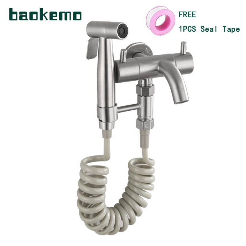 Bộ Vòi Xịt Nước 2 Trong 1 Đa Năng Gắn Tường Tiện Dụng
