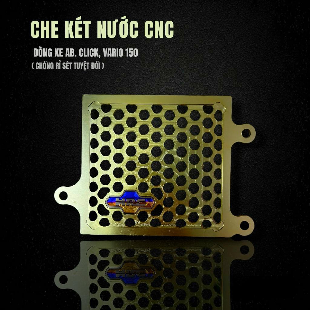 Che két nước Vario / AB / Click (tặng kèm bộ canh ốc vít) nhôm cnc dày cứng cáp, 4 góc móc rãnh, kiểu dáng tổ ong