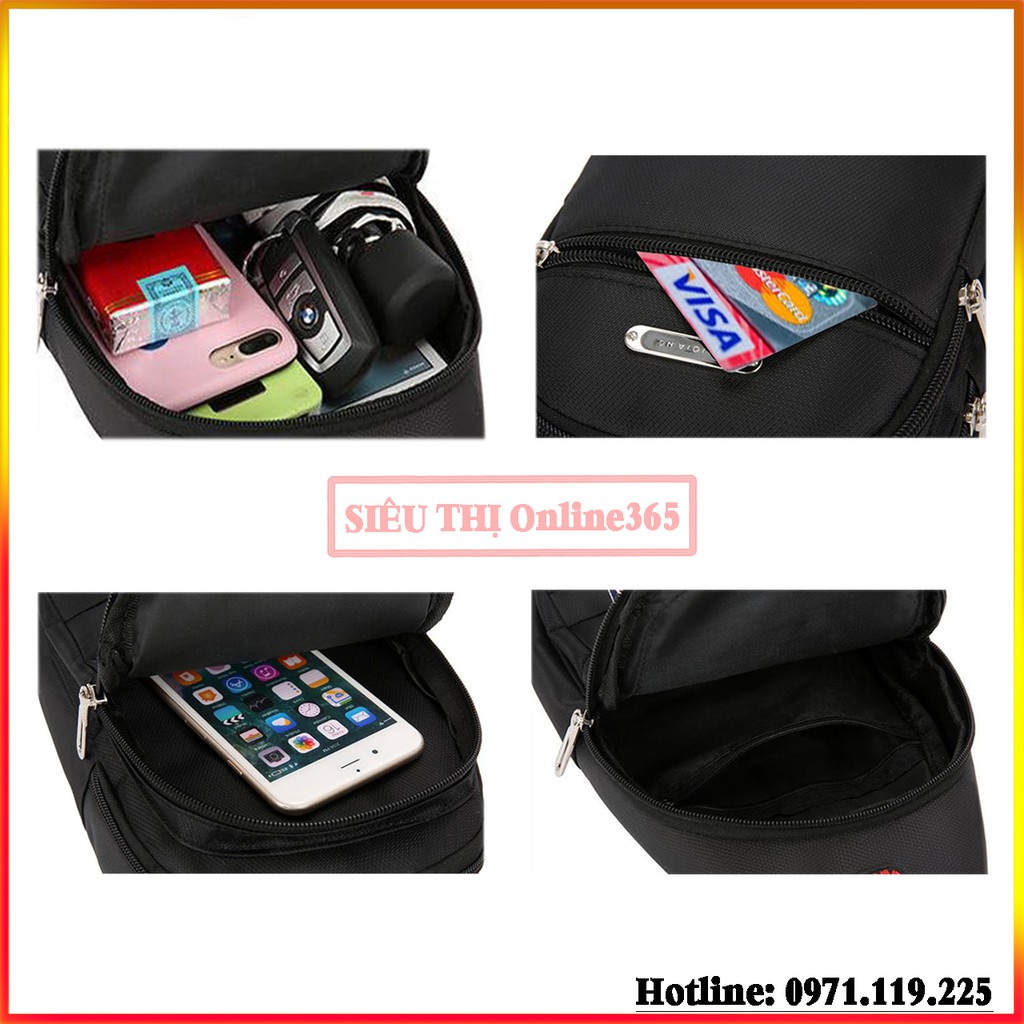 Túi Đeo Chéo Nam Thời Trang Canvas Đi Mưa Cao Cấp CN12 | BigBuy360 - bigbuy360.vn