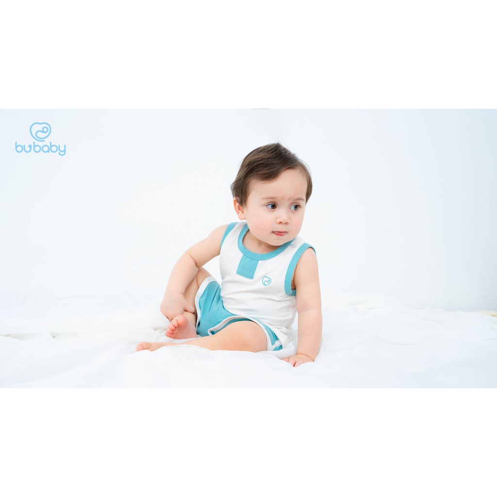 Bộ quần áo sát nách Buganik Imprint BU Baby