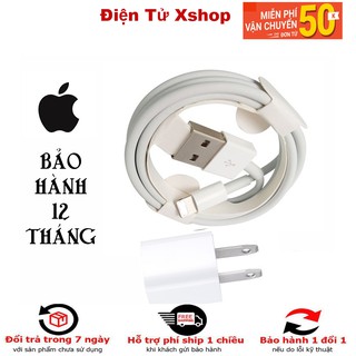 [Xả Kho] Cáp sạc iPhone 6/6s/6plus/6splus/7/8/7plus/8plus/X/Xsmax Lightning Cable Bảo Hành 12 tháng