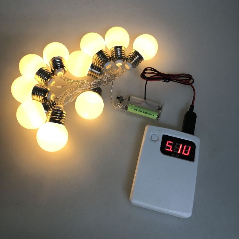 Dây Cáp Nguồn Đầu Usb 1 Ra 4 Pin Aa Lr6 Aa Dài 2m Cho Đồng Hồ / Đồng Hồ