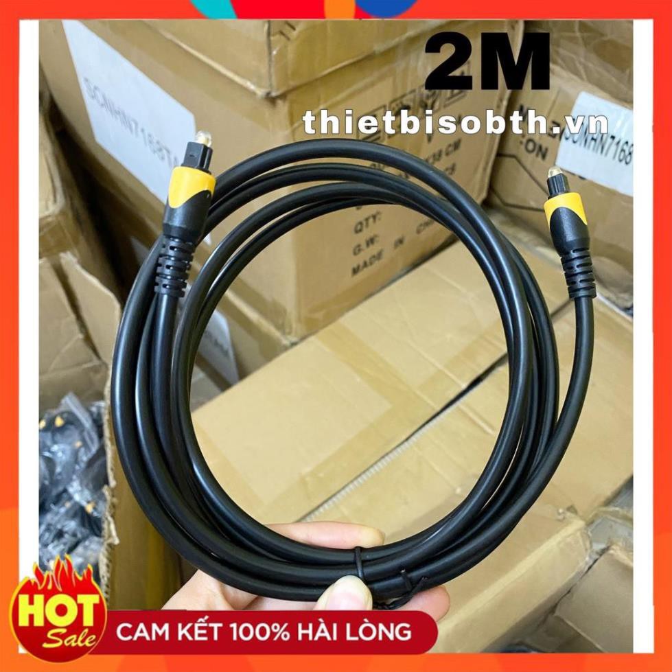 [Hàng Xịn] Dây Audio Quang to 6.0 (Toslink, Optical) Dài 2M-Sản phẩm cao cấp