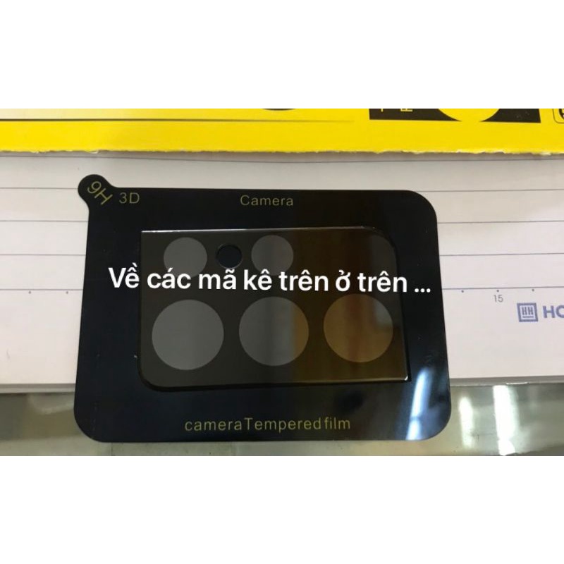 Miếng dán bảo vệ cụm Camera cho Oppo Reno 6 , Reno 4, Reno 4 Pro , reno 5 Kính full cụm cao cấp