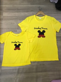combo 2 áo thun mẹ và bé