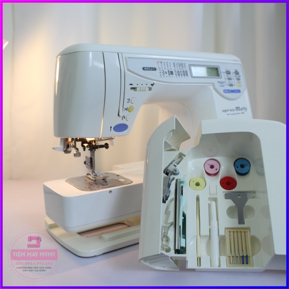 Máy May Gia Đình Mini Nhật Bản JUKI HZL-T830 NEW MARTY Nhiều Đường May Chạy Êm Không Kén Vải