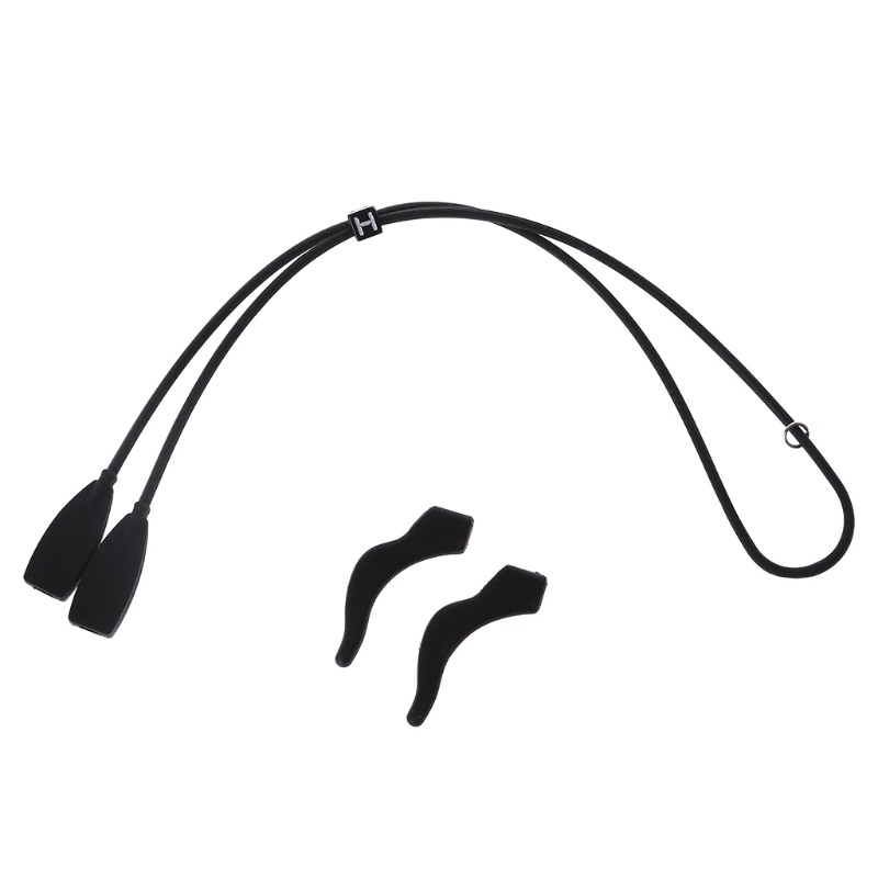 1 Set Dây Đeo Mắt Kính Bằng Silicon Co Giãn Chống Trượt Cho Trẻ Em Giá Đỡ