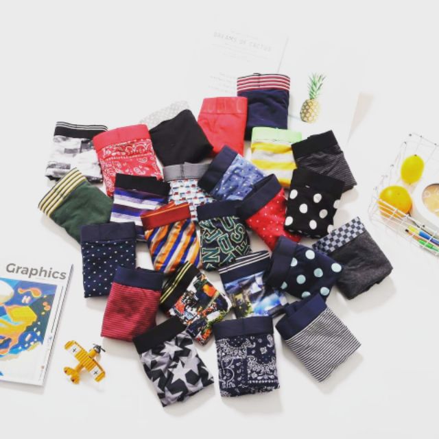 Quần Boxer G.U Ginza Thun Lạnh Xuất Khẩu