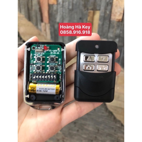 Điều Khiển Cửa Cuốn Mã Gạt  8 Số Xịn tần số 433 mHz - Remote cửa cuốn sẵn pin