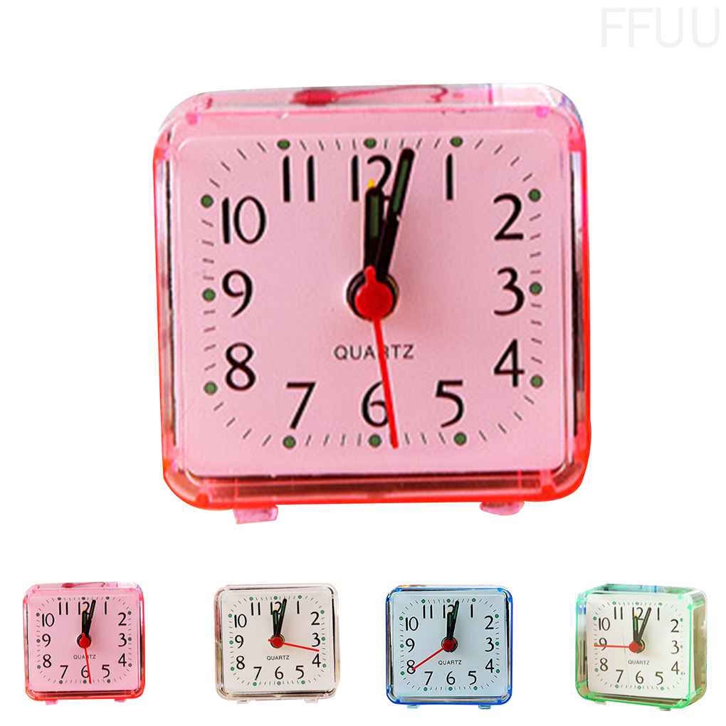 Đồng hồ để bàn hình vuông trong suốt FF86