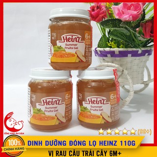 Dinh Dưỡng Đóng Lọ Heinz - Vị Rau Câu Trái Cây Cho Bé 6M+ Date 2022 (110g) - Hoa Quả Nghiền, Trái Cây Nghiền Heinz