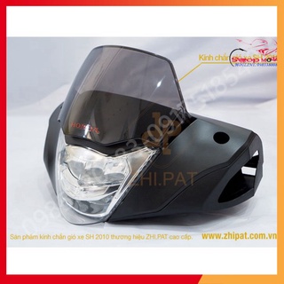Kính chắn gió zhipat xe sh 2017 - 2018 - 2019 150i phong cách sh ý loại chốt gài có logo zhipat