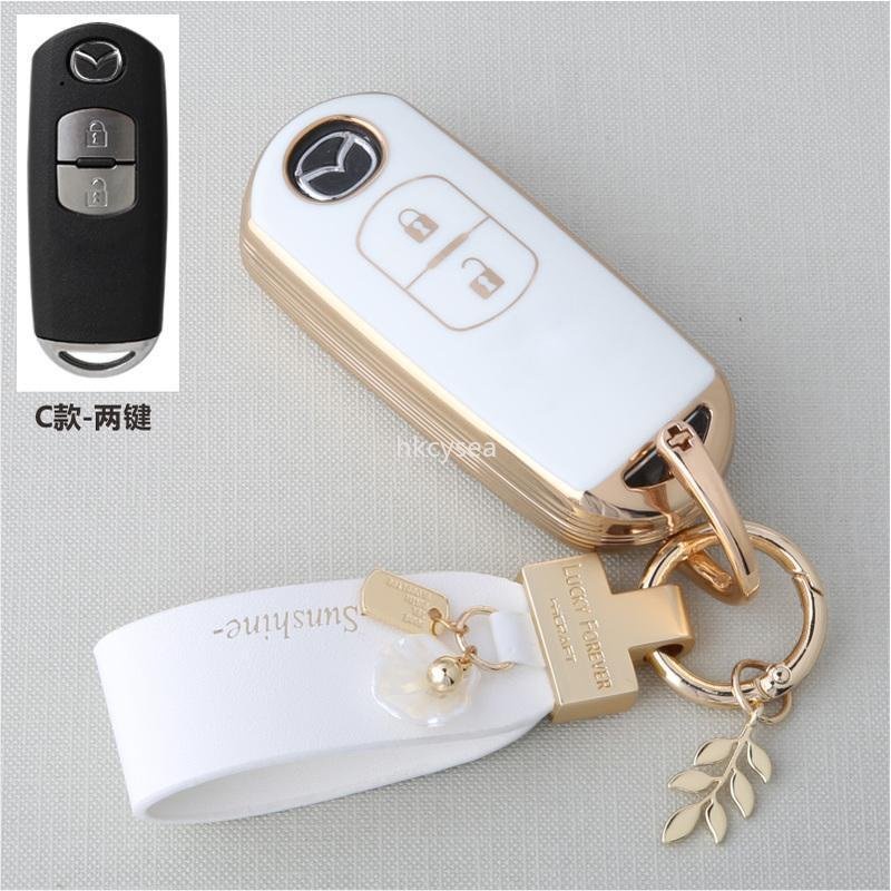 Vỏ Chìa Khóa Điều Khiển Từ Xa Bằng Tpu Cho Mazda 2 3 6 Atenza Axela Demio CX-5 CX5 CX-3 CX7 CX-9 2015 2016 2017 2018 2019