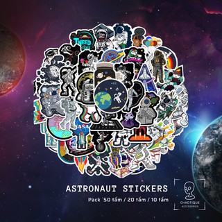 Astronaut Stickers Miếng Dán Chống nước