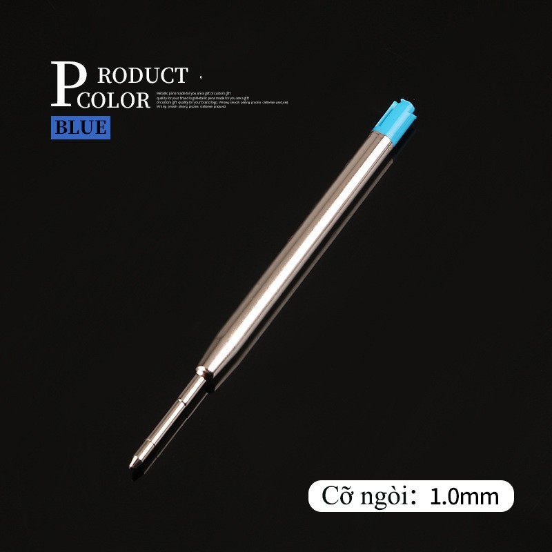 Ruột bút ký, bút bi cao cấp dạng xoáy ngòi bút ký 1.0mm - Biga book