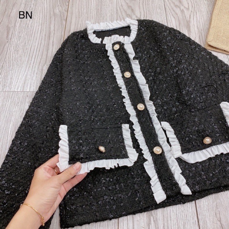 👸🏻 Áo Dạ Tweed Bánh Bèo 👸🏻Áo Dạ Công Chúa 👸🏻 | BigBuy360 - bigbuy360.vn