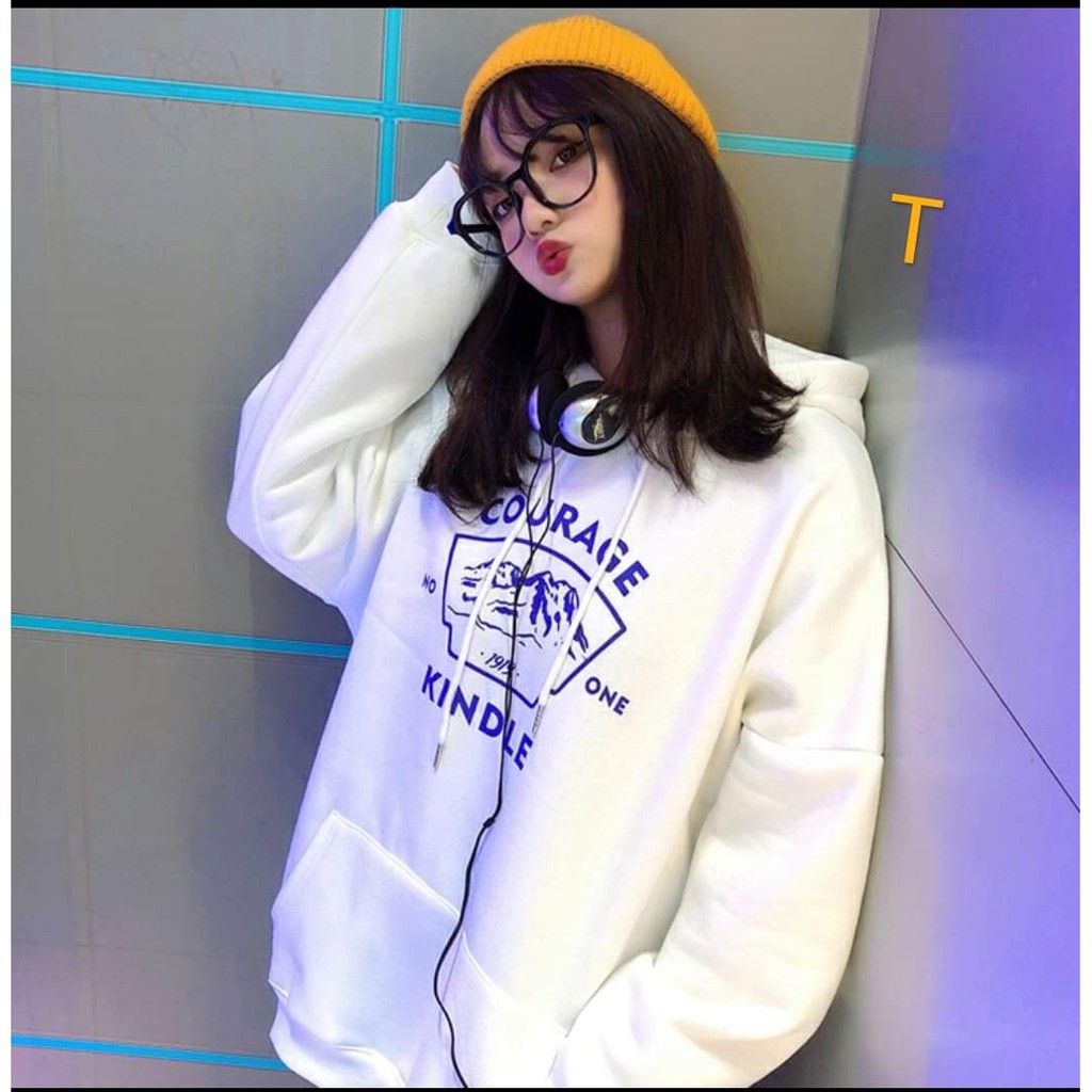 Áo Khoác Hoodie COURAGE KINDLE Unisex Form Rộng Hot Trend - VIETCENTRE