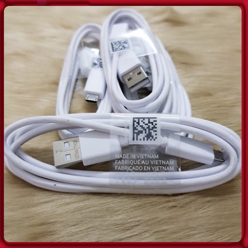 Dây cáp sạc nhanh Micro USB chính hãng MADE IN VIET NAM dùng để sạc điện thoại sao chép dữ liệu