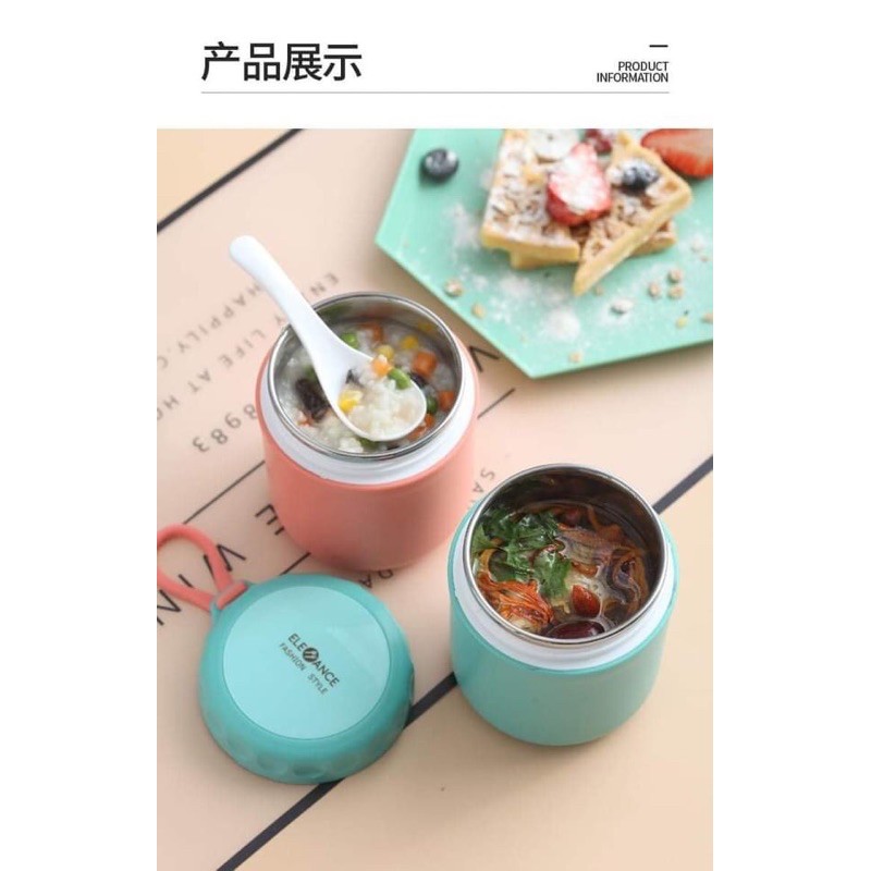 Bình Ủ Cháo ELEFANCE Có Quai