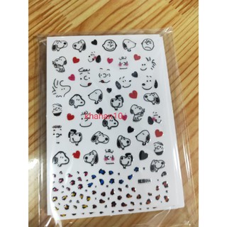 Sticker dán móng hoạt hình dễ thương