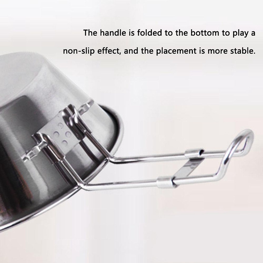 BÁT GẤP GỌN INOX CÓ QUAI CẦM OUTSIDE