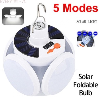 Solar LED Torch USB Rechargeable Emergency Night Light Outdoor Camping Lamp